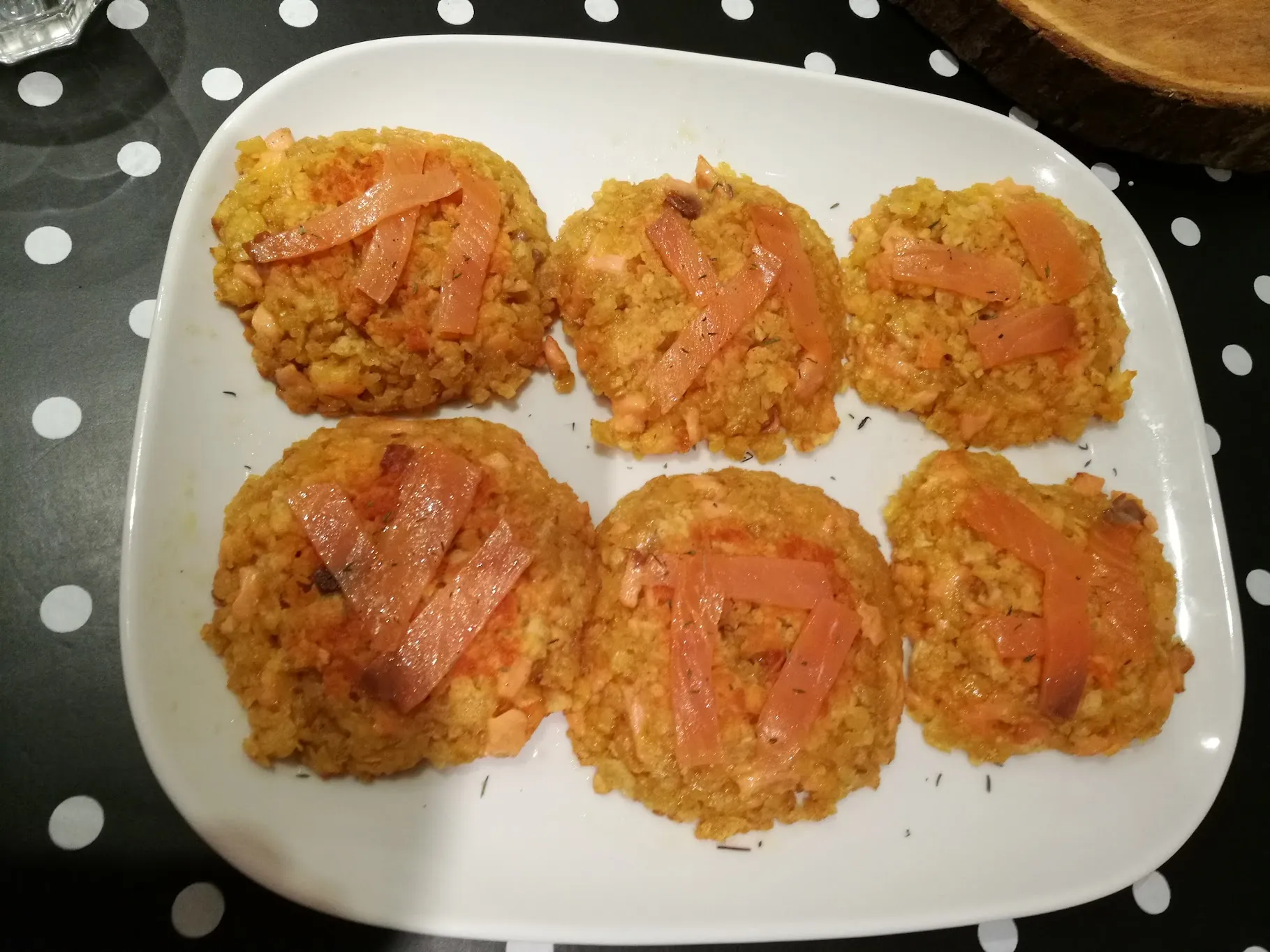 Galettes Chips-Saumon Croustillantes